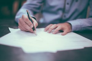 Executing a real estate agreement